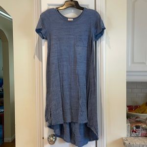 XXS Blue Lularoe Carly Dress